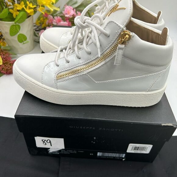 Men’s Giuseppe Zanotti high top sneakers size 41 made in Italy - Picture 6 of 9